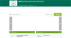 Desktop Screenshot of naturalmedicinebuyersguide.com
